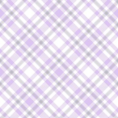Purple Diagonal Plaid Tartan textured Seamless Pattern Design