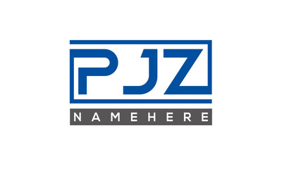 PJZ creative three letters logo	