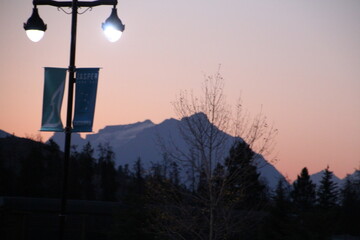 Dawn On The Mountains, Jasper National Park, Alberta