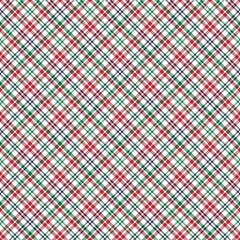 Green Diagonal Plaid Tartan textured Seamless Pattern Design
