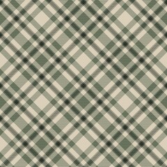 Green Diagonal Plaid Tartan textured Seamless Pattern Design