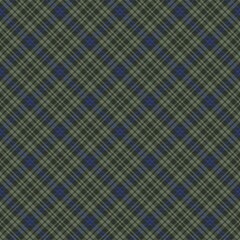 Green Diagonal Plaid Tartan textured Seamless Pattern Design