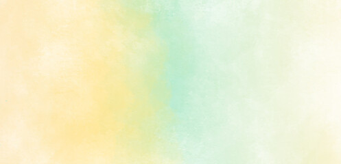 abstract modern colorful and beautiful stylist realistic watercolor  panoramic texture splashing on white background.