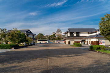 Obraz premium 姫路城周辺の景色