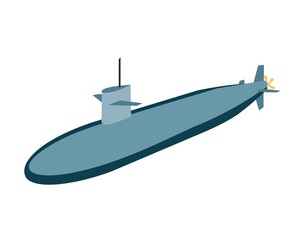 modern military submarine vector design 