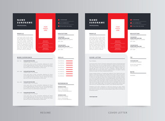 Clean and Professional Resume/CV Template Design