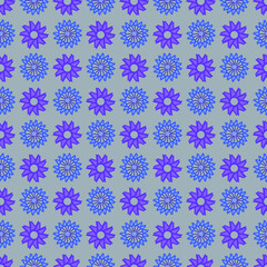 bright floral seamless pattern