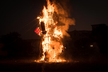 Dussehra festival celebration in India
