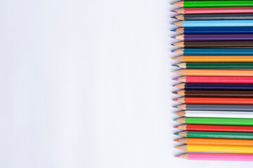 Beautiful colors of pencils.