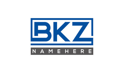 BKZ creative three letters logo