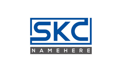 SKC creative three letters logo