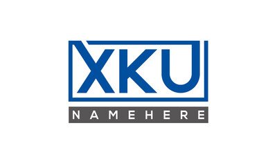 XKU creative three letters logo	