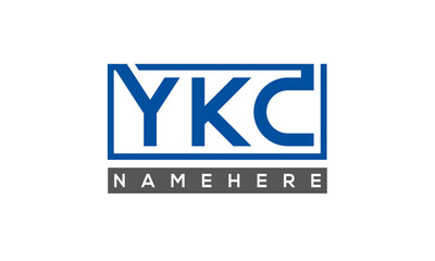 YKC creative three letters logo	