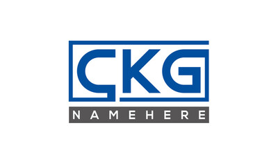 CK creative three letters logo	