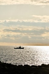 黄昏時の駿河湾