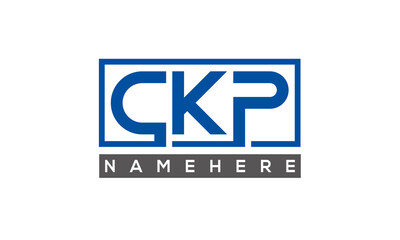 CKP creative three letters logo	