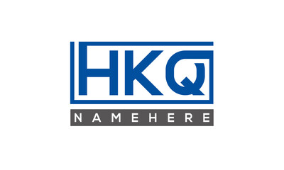 HKQ creative three letters logo	