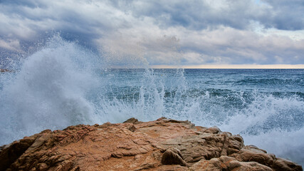 Watersplash at Canyeret Beach