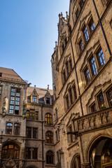 Fototapeta premium The New Town Hall at Marienplatz in Munich, Bavaria, Germany