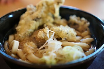 秩父の舞茸天ぷらうどん