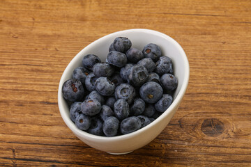 Ripe sweet tasty blueberries heap