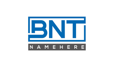 BNT creative three letters logo	