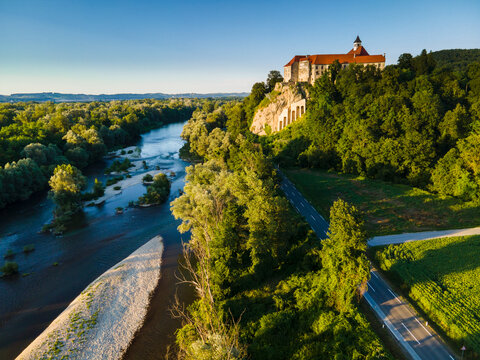 Medieval Borl Castle in Slovenia. Gestapo Prison During the World War Two