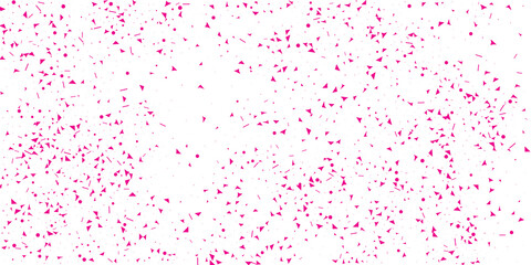 Fuchsia Christmas Paper. Flush Birthday Year. Pink Vector Celebration. Coral Confetti Graphic. Party Holiday. Isolated Holiday. Carnival Celebration. Decoration Celebration.