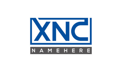 XNC creative three letters logo	