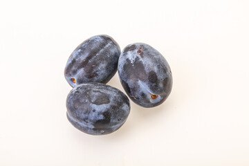 Ripe sweet and tasty plum