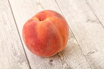 Fresh ripe sweet peach fruit