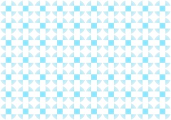 四角形と丸の組み合わせパターン素材