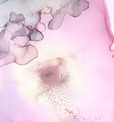 Alcohol Ink Texture. Art Hand Elegant Wall. Sea