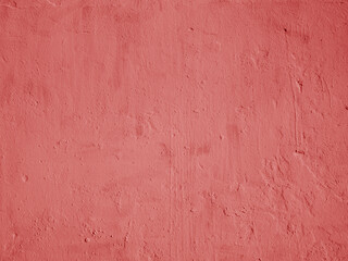 Abstract background from red old plaster on the wall.