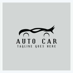 Auto car logo design template. Vector illustration