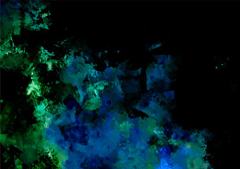 幻想的な水彩の水色テクスチャ背景
