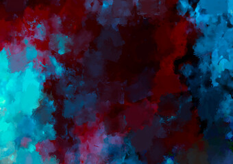 赤い幻想的な血の水彩テクスチャ背景
