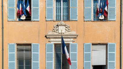 Old traditional building in Antibes, France