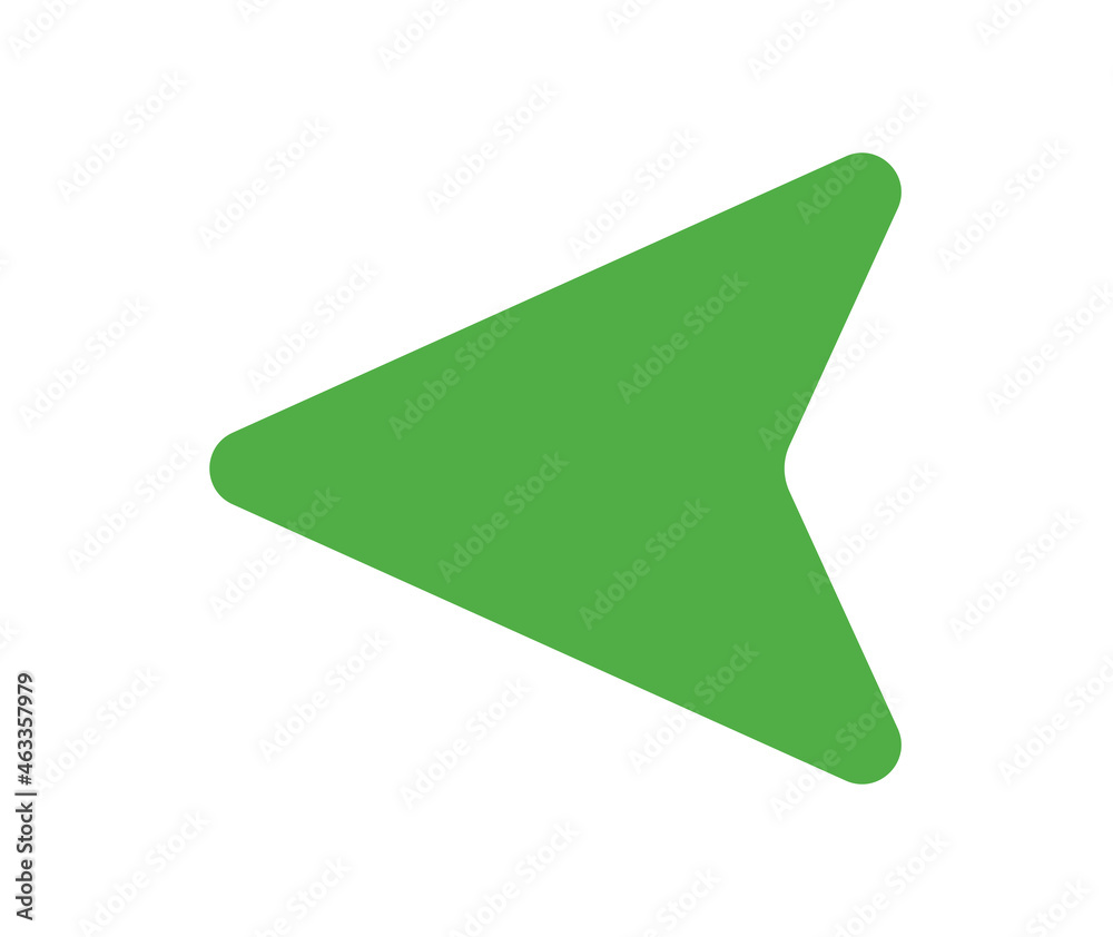 Poster Arrows icon. GPS direction pointer icon vector illustration.