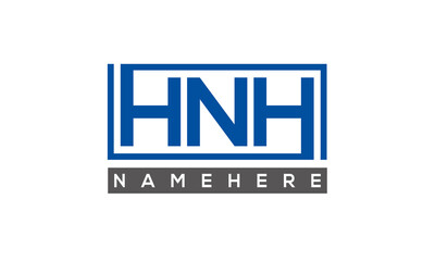 HNH creative three letters logo