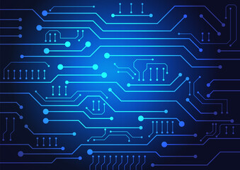 Circuit technology background with hi-tech digital