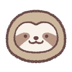 ナマケモノの顔アイコン
