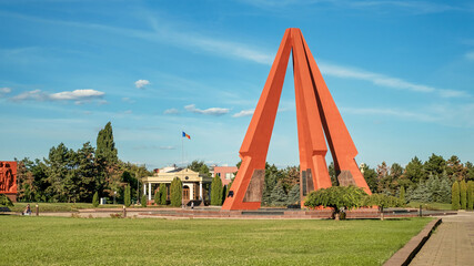 View of Memorial Complex Eternity in Chisinau, Moldova