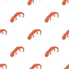 Lizard pattern seamless background texture repeat wallpaper geometric vector