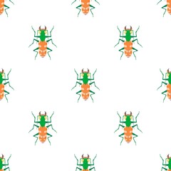 Bug pattern seamless background texture repeat wallpaper geometric vector