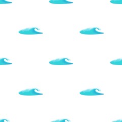 Water Wave pattern seamless background texture repeat wallpaper geometric vector