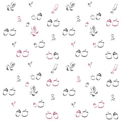 シンプルでオシャレなデザイン　赤系