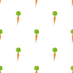 Carrot pattern seamless background texture repeat wallpaper geometric vector