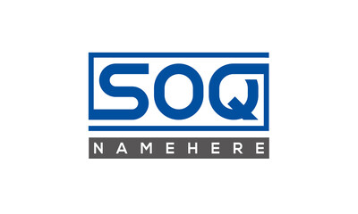 SOQ creative three letters logo