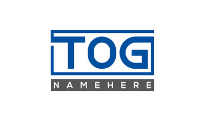TOG creative three letters logo